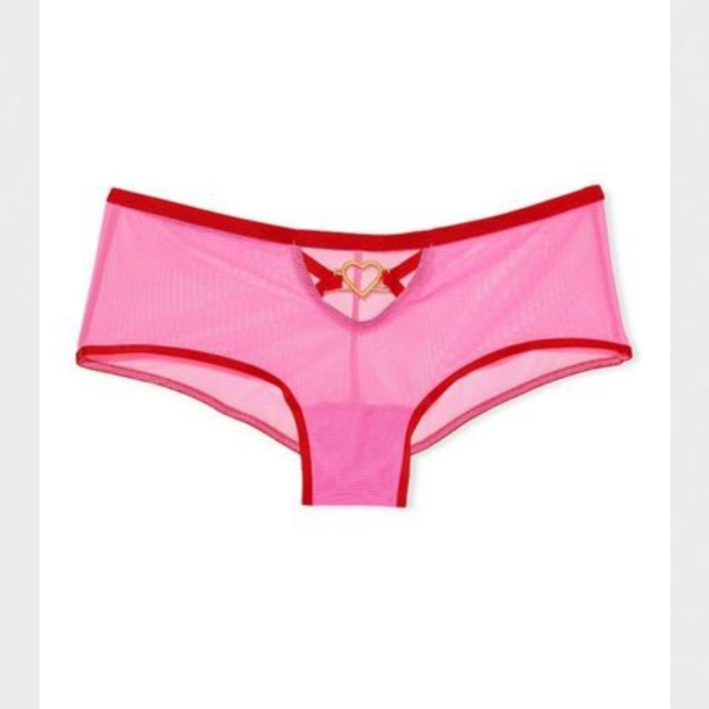 Victoria Secret Very Sexy Heartware Mesh Cheeky Panty Size Small